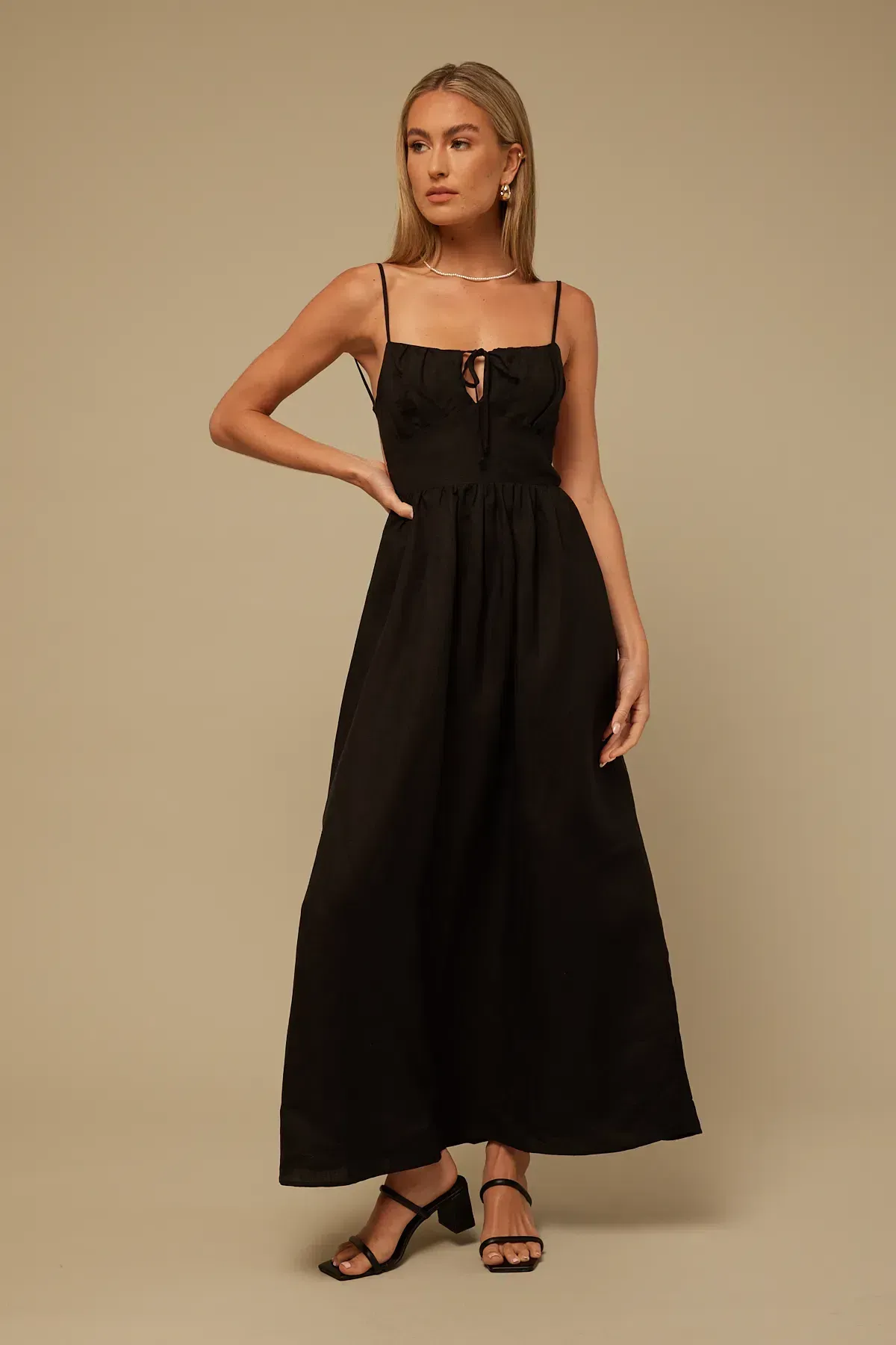 Perfect Stranger Endless Love Maxi Dress Black Size 4 - Image 1