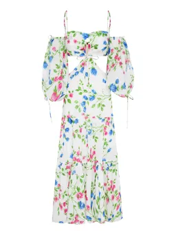 Alice McCall Rolling Meadows Midi Dress Bluebell Print Size 8 for rent on The Volte - image 6
