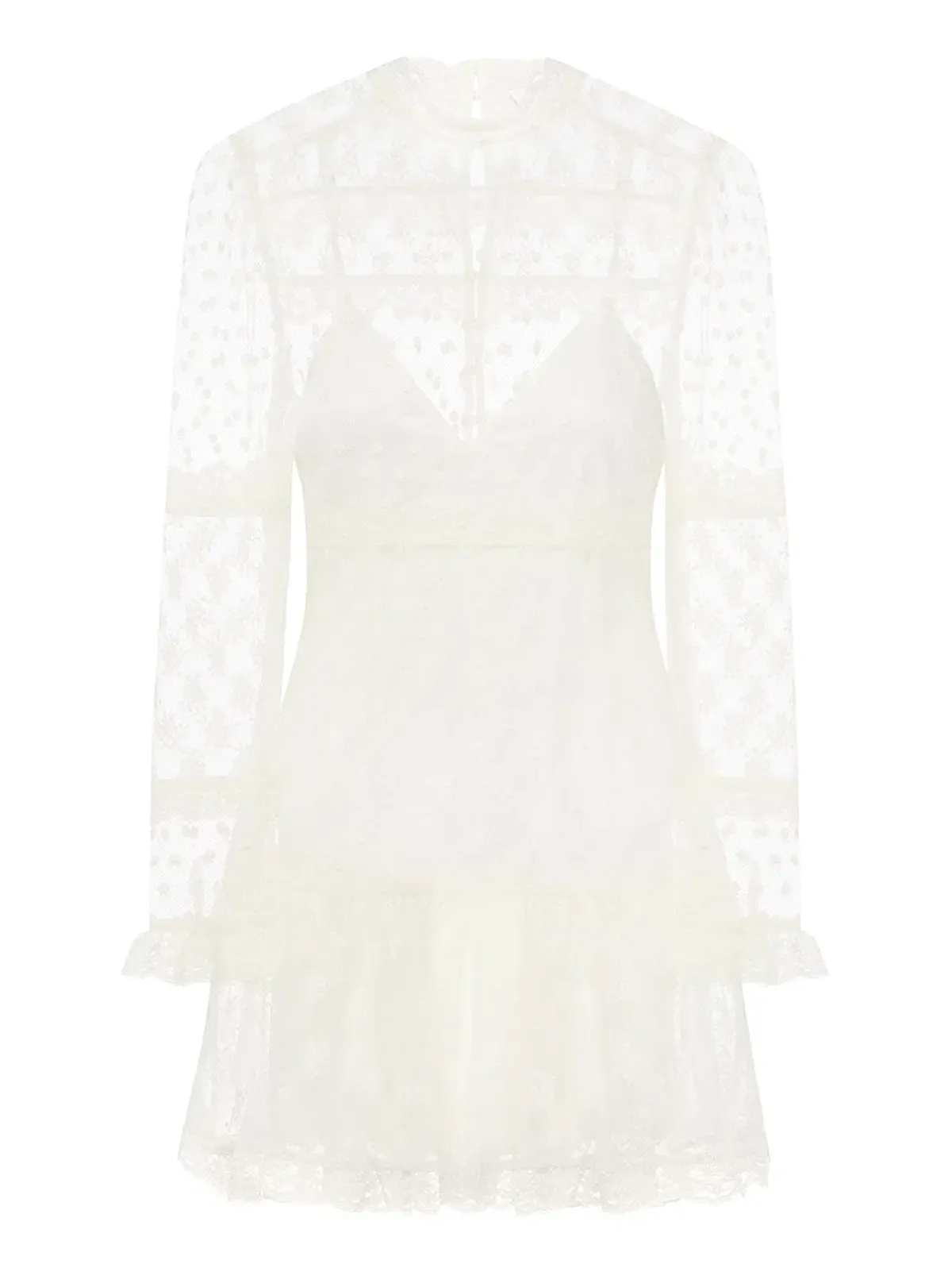 Alice McCall Moon Sister Mini Dress Cream Size 12 - Image 6