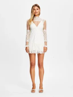 Alice McCall Moon Sister Mini Dress Cream Size 12 for rent on The Volte - image 1
