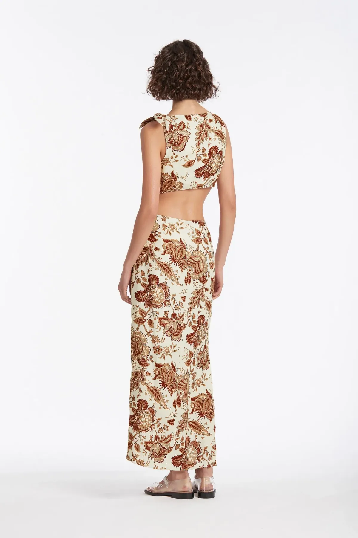 Sir the Label Rei Knot Dress Print Size 6 - Image 2