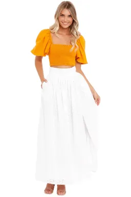 Anna Quan Sandrine Skirt in Dandelion Size 10 for rent on The Volte - image 1