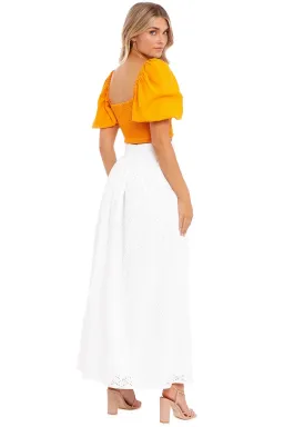 Anna Quan Sandrine Skirt in Dandelion Size 10 for rent on The Volte - image 2