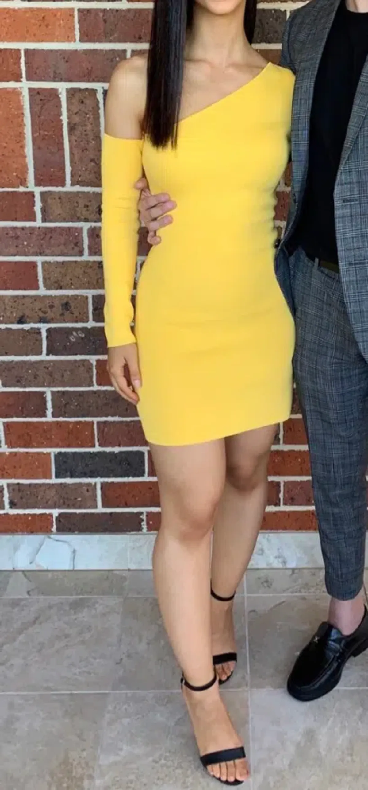 San Sloane Erika Dress Mango Yellow Size 6 - Image 4