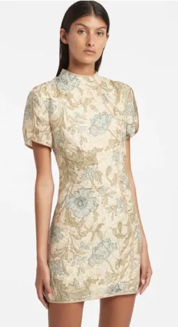 Sir the Label Maev Mini Dress Florence Print Size 2 / AU 10 for rent on The Volte - image 3