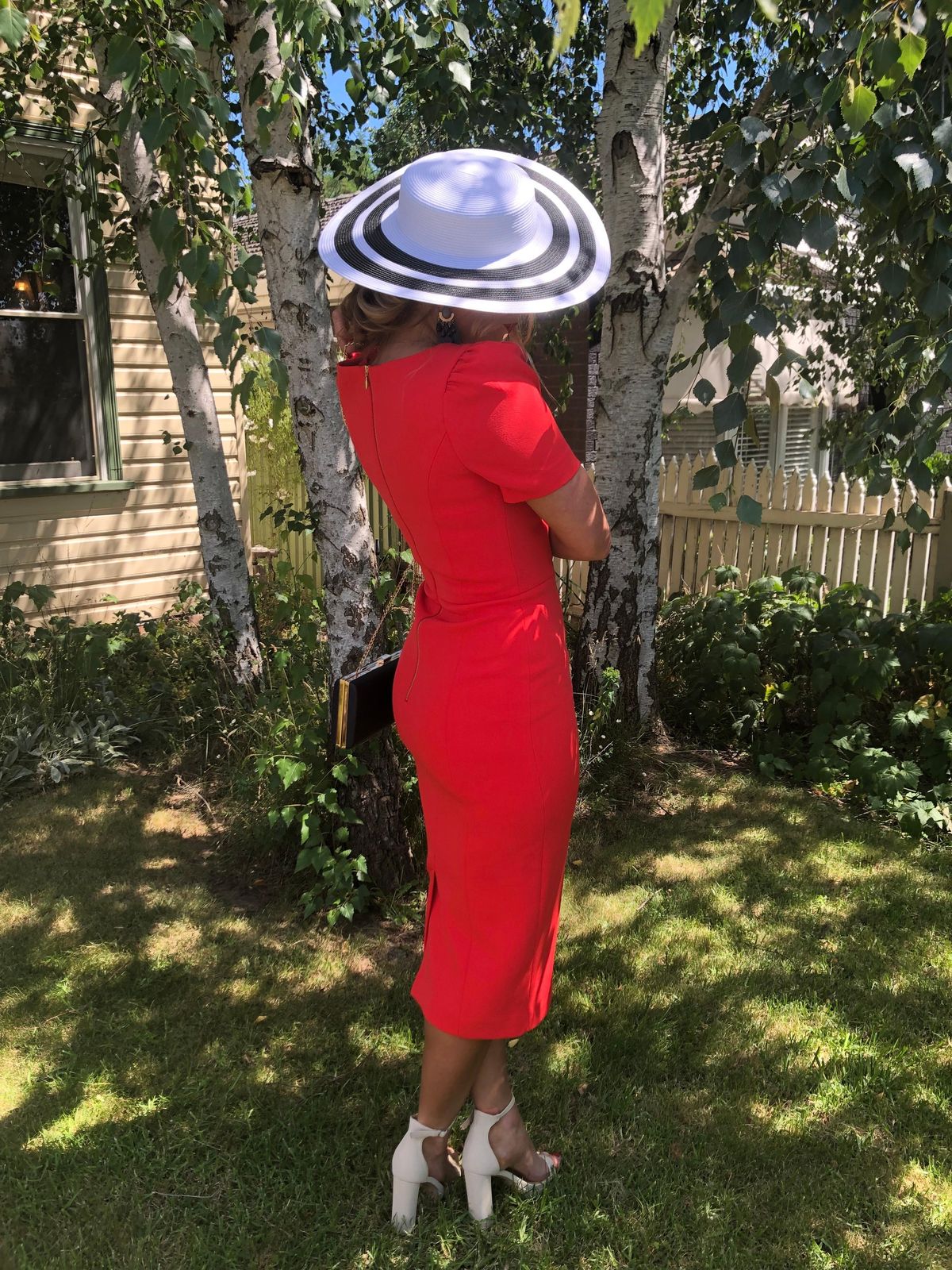 Rebecca Vallance L'amour Midi Dress Red Size 8 - Image 2