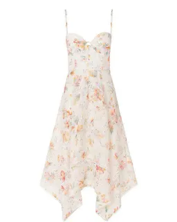 Zimmermann Belle Bustier Midi Dress Floral Size 0 / AU 8 for rent on The Volte - image 5