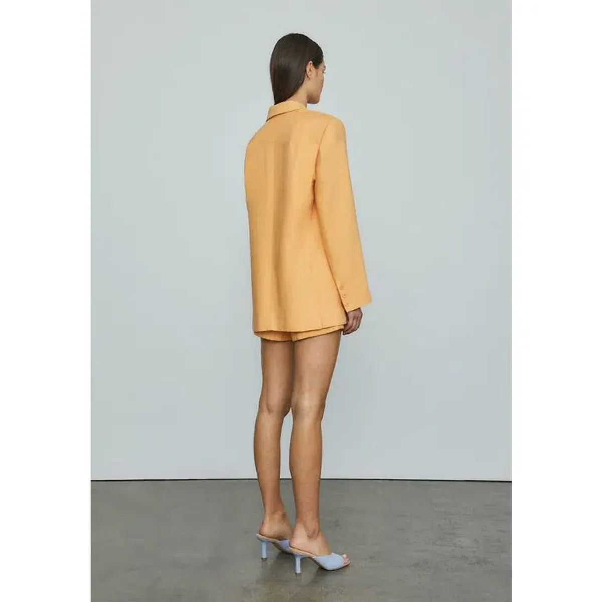 Viktoria and Woods Capulet Blazer Lava Bralette & Dawson Shorts Set Yellow Size 2 - Image 4