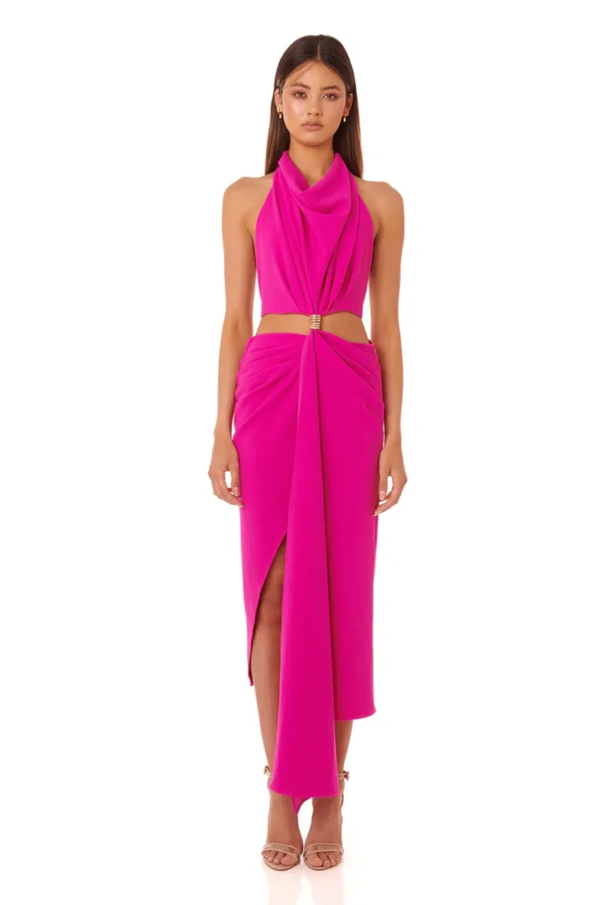 Eliya the Label Aphrodite Dress in Fuchsia Pink Size 8 - Image 1