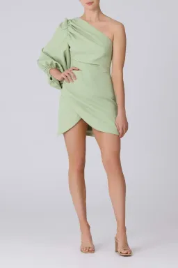 Keepsake the Label Tryst Mini Dress in Apple Green Size 12 for rent on The Volte - image 2