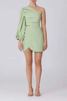 Keepsake the Label Tryst Mini Dress in Apple Green Size 12 for rent on The Volte - image 1