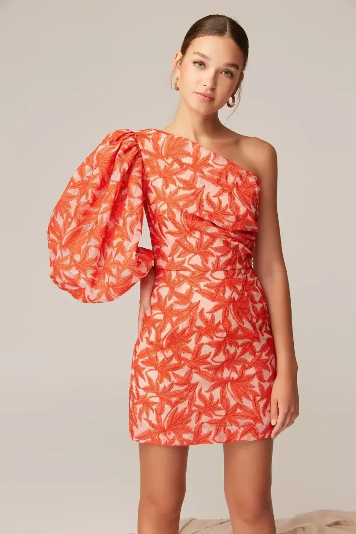 Keepsake the Label Parallel Mini Dress Cosmetic W Chili Print Size 10 - Image 3