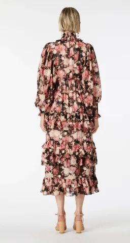 Elliatt Sonvia Maxi Dress Print Size 10  for rent on The Volte - image 2