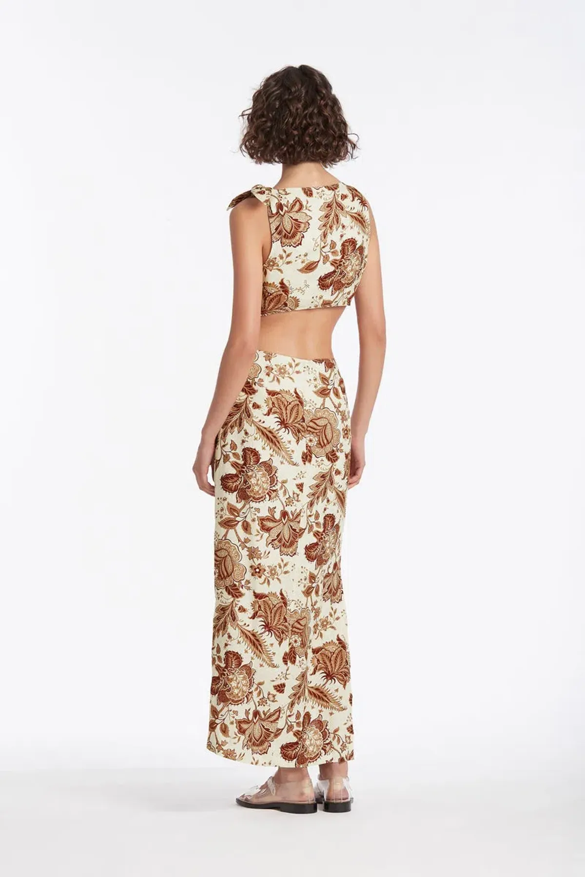 Sir the Label Rei Knot Dress Print Size 1 - Image 3