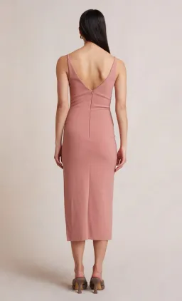 Bec & Bridge Livania Midi Dress Pink Size 6 for rent on The Volte - image 4