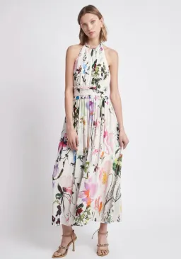 Aje Introspect High Neck Midi Dress Print Size 6  for rent on The Volte - image 1