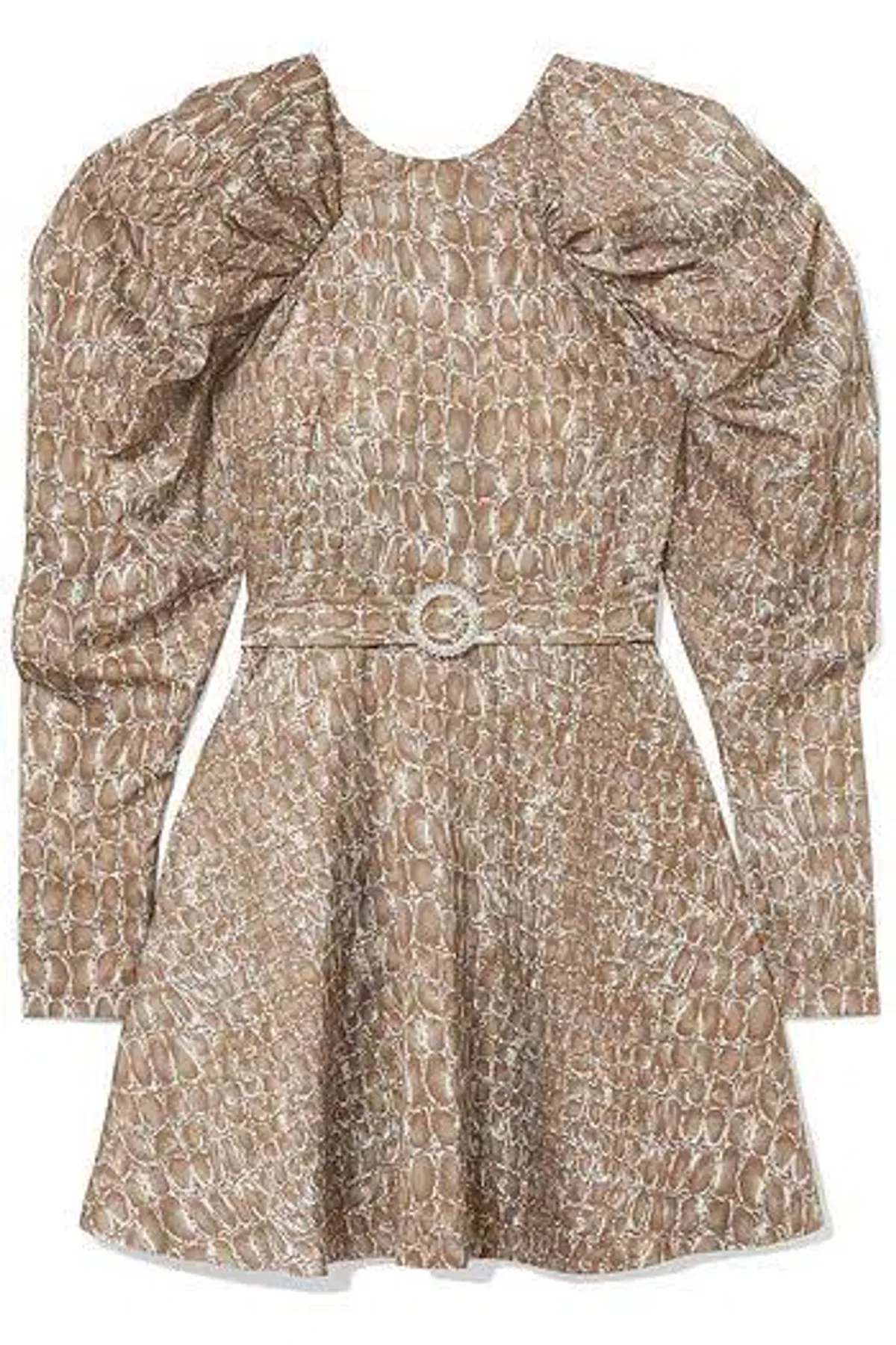 Rotate by Birger Christensen Number 26 Dress Reptile Print Size 34 - Image 4