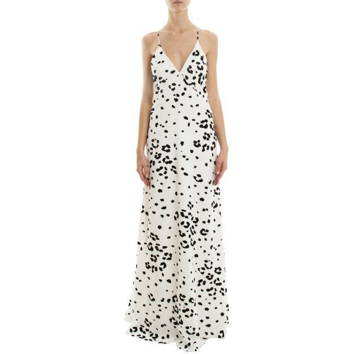 Galvan Flocked Leopard Print Dress - Image 3