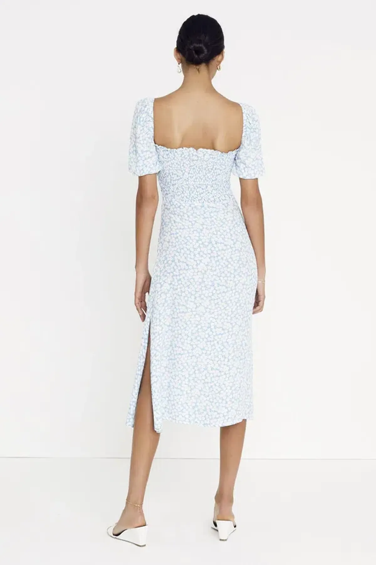 Faithfull Majorelle Midi Dress Bella Floral Size 8  - Image 4