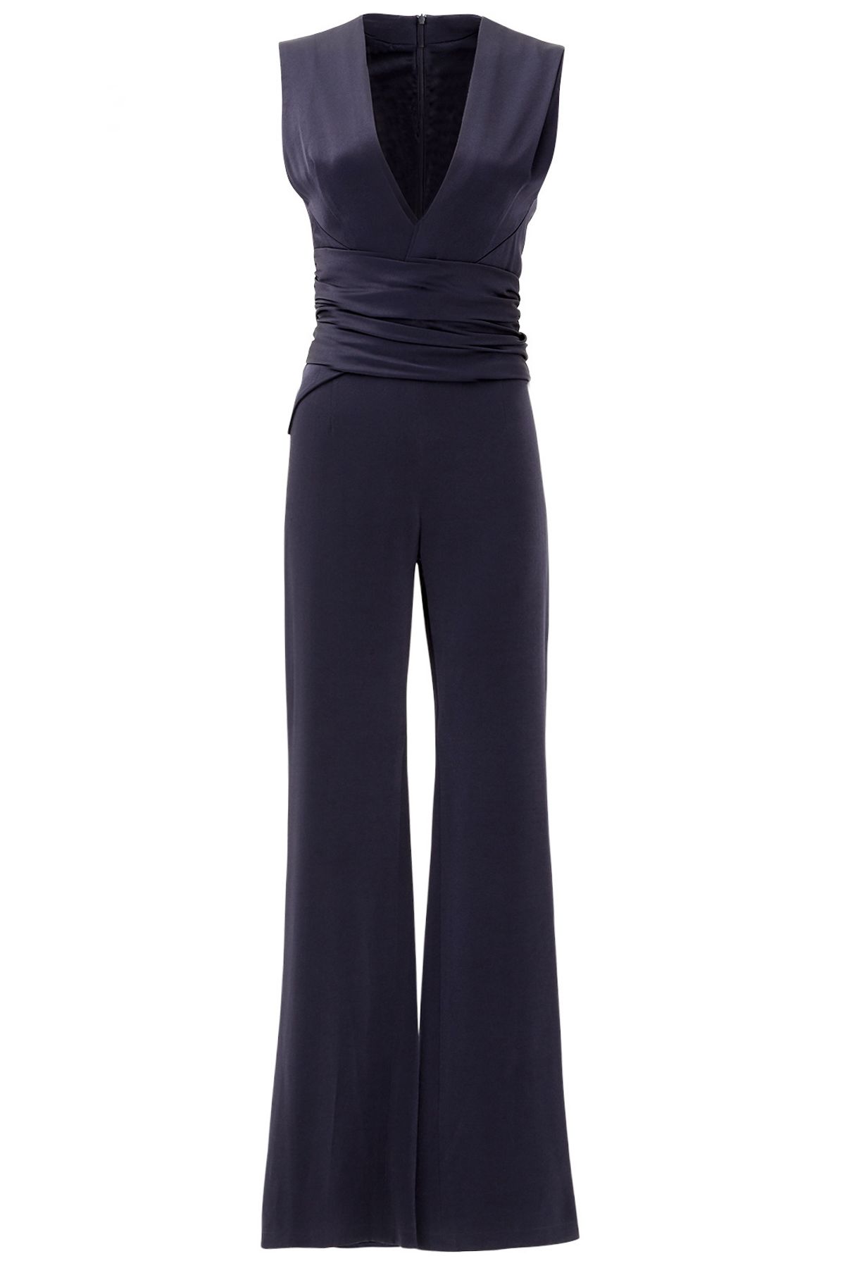 Galvan Satin Wrap Jumpsuit - Image 4