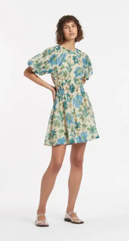 Sir The Label Celia Open Back Mini Dress in Marguerite Print Size 8 for rent on The Volte - image 1