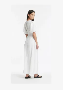 Sir the Label Franc Puff Sleeve Maxi Dress White Size AU 8 for rent on The Volte - image 3