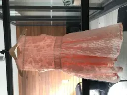 Maje Fit and Flare Cocktail Dress Pink Size 8 for rent on The Volte - image 4