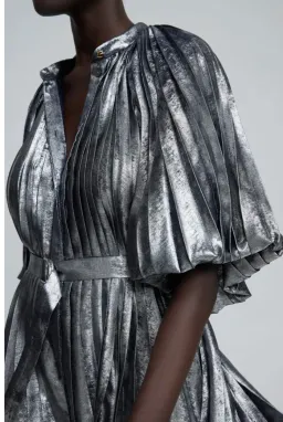 Acler The Preston Dress in Gunmetal Size 12  for rent on The Volte - image 2