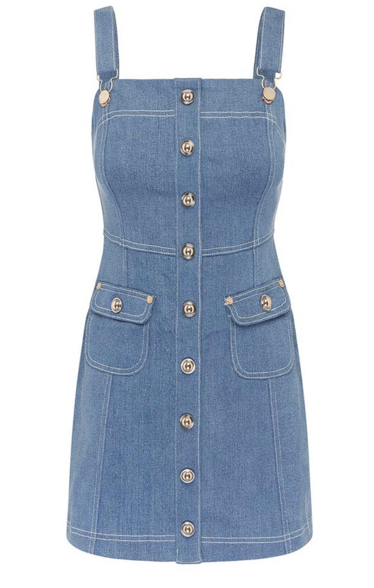 Alice McCall Woodstock Mini Dress Denim Blue Size 6 - Image 4