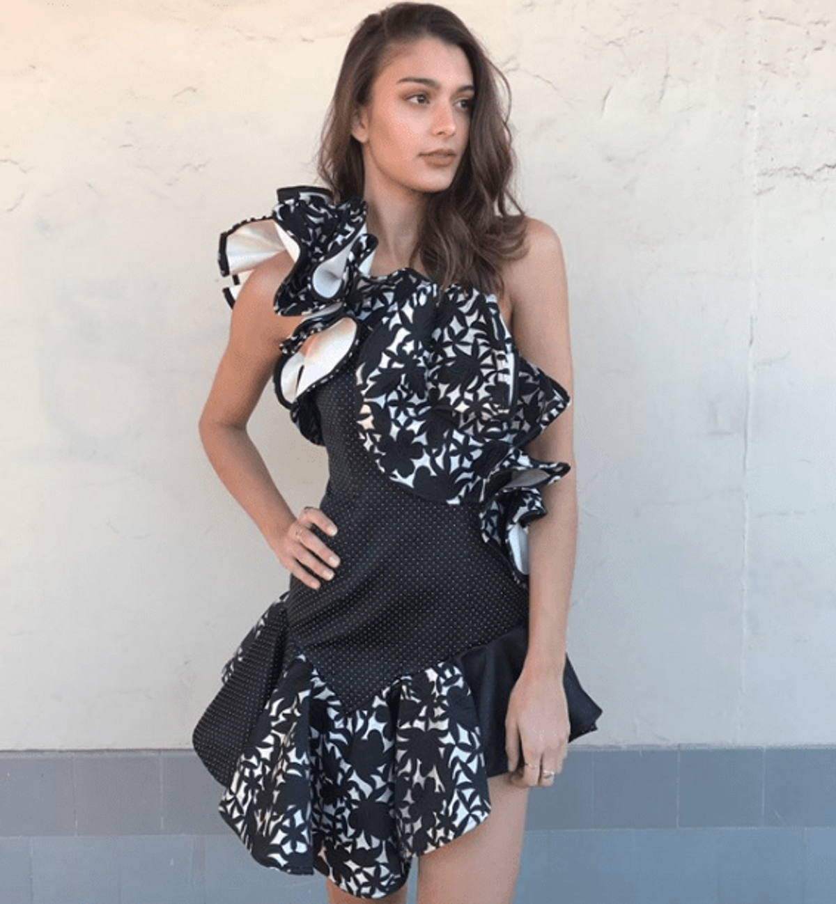 Asilio Untamed Heart Mini Dress Black Size 6 - Image 4