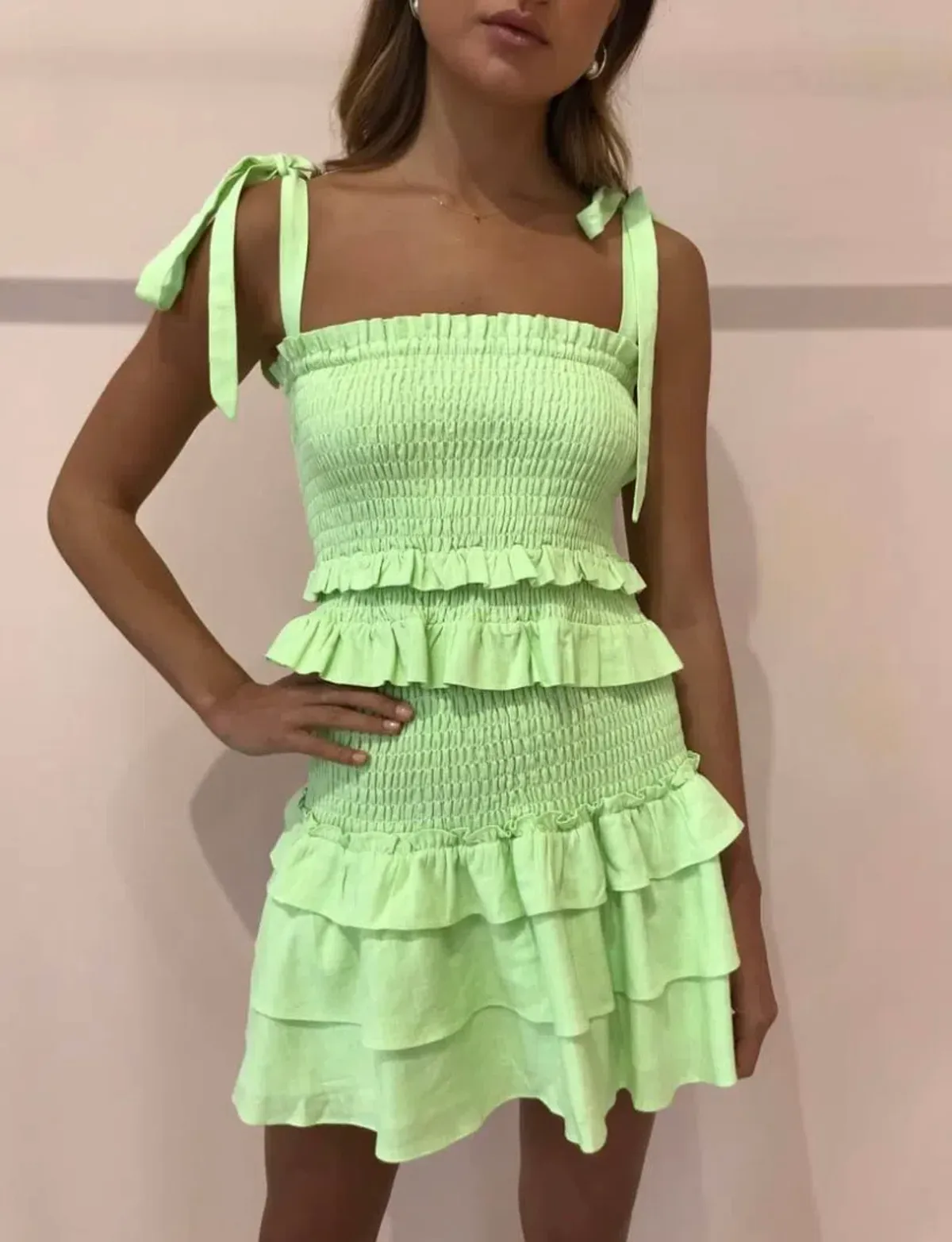 Issy Mirage Set in Lime Green Size 10 - Image 2