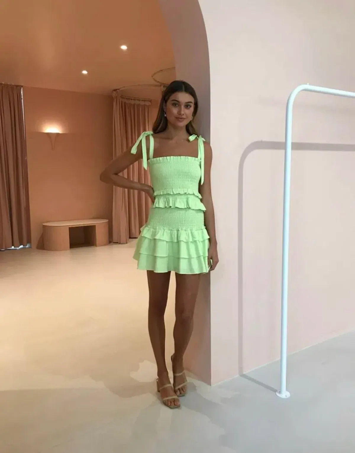 Issy Mirage Set in Lime Green Size 10 - Image 1