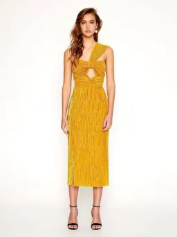 Alice McCall Power Lady Dress in Yellow Size 6 for rent on The Volte - image 1