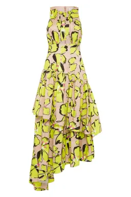 Aje Pelicano Tiered Dress Print Size 6   for rent on The Volte - image 3