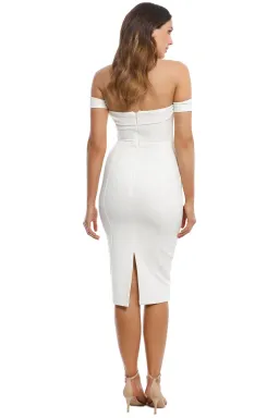 Misha Chloe Dress in Ivory White Size 8/XS for rent on The Volte - image 2