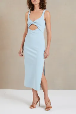 Bec & Bridge Joelle Midi Dress Sky Blue Size 10 for rent on The Volte - image 1