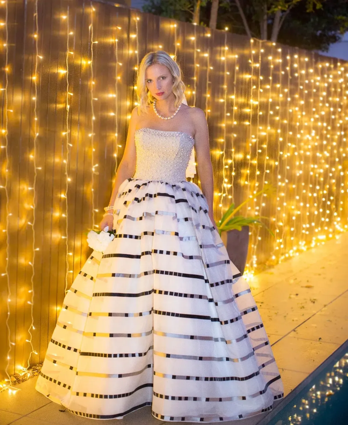 Darb Couture Wedding Dress White Size 8  - Image 1