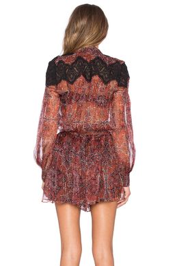 Zimmermann Empire Filigree Playsuit Rouge Konya Size 1 / AU 10 for rent on The Volte - image 6