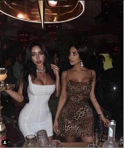 MISTRESS ROCKS ALL OUT LEOPARD PRINT BIAS CUT COWL NECK DRESS for rent on The Volte - image 13