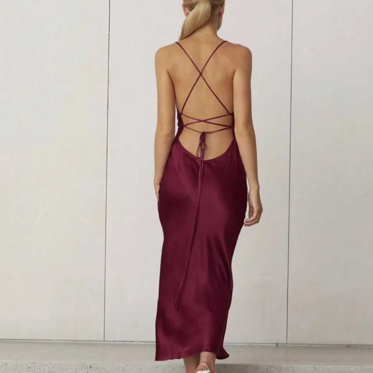 Bec and Bridge Kaia Cowl Dress Plum Size 6  - Image 2