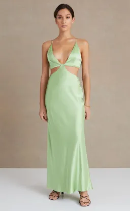 Bec & Bridge Ciao Bella Maxi Dress Green Apple Size 12 for rent on The Volte - image 1