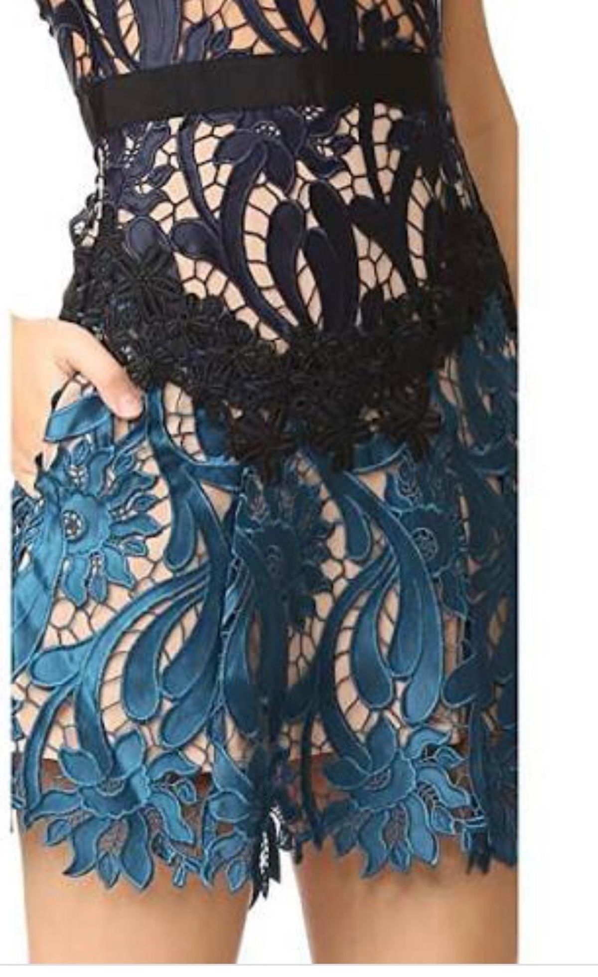 Self portrait prairie mini dress size 10 - Image 3