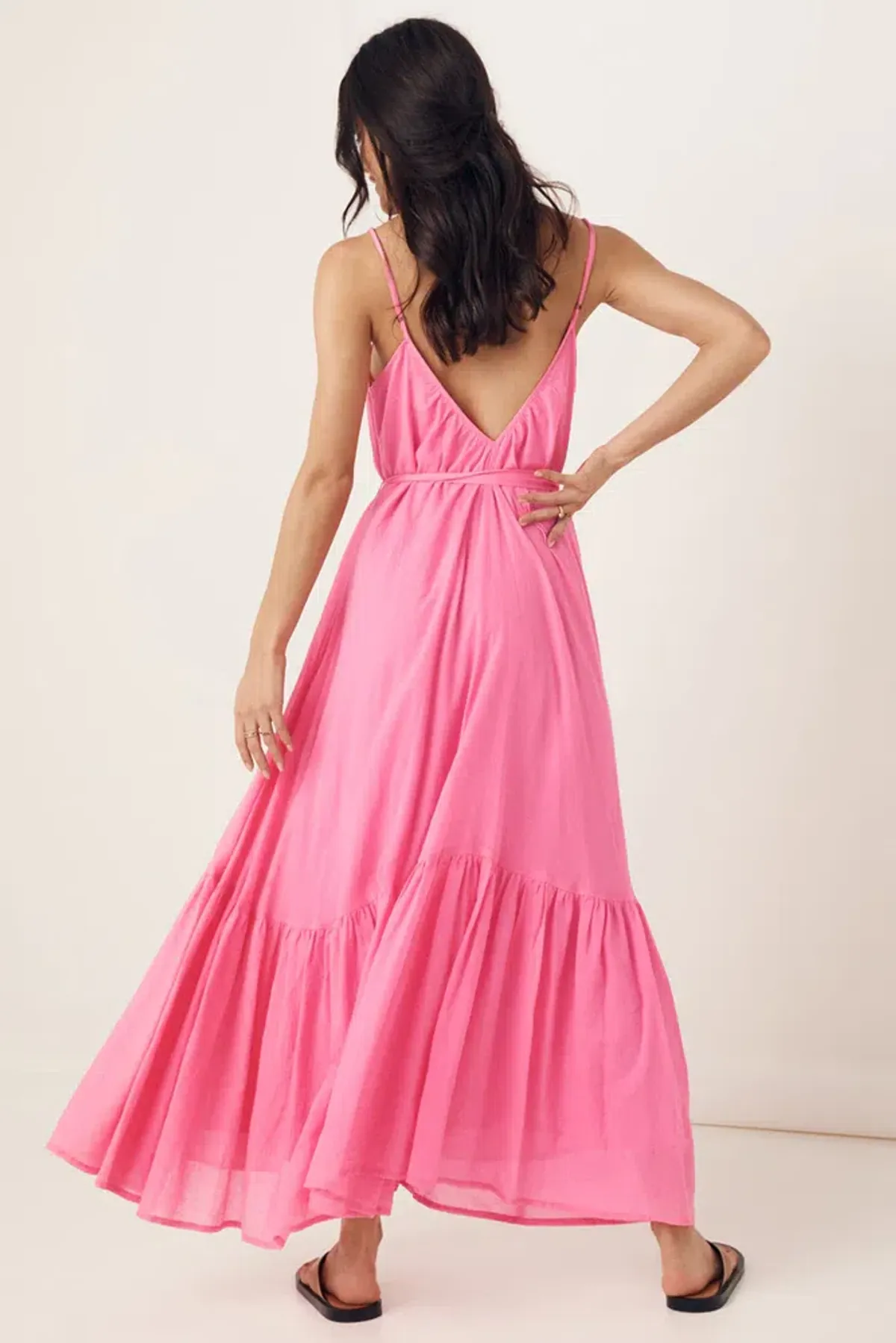 Spell Azalea Strappy Maxi Dress Pink Size 12 - Image 3