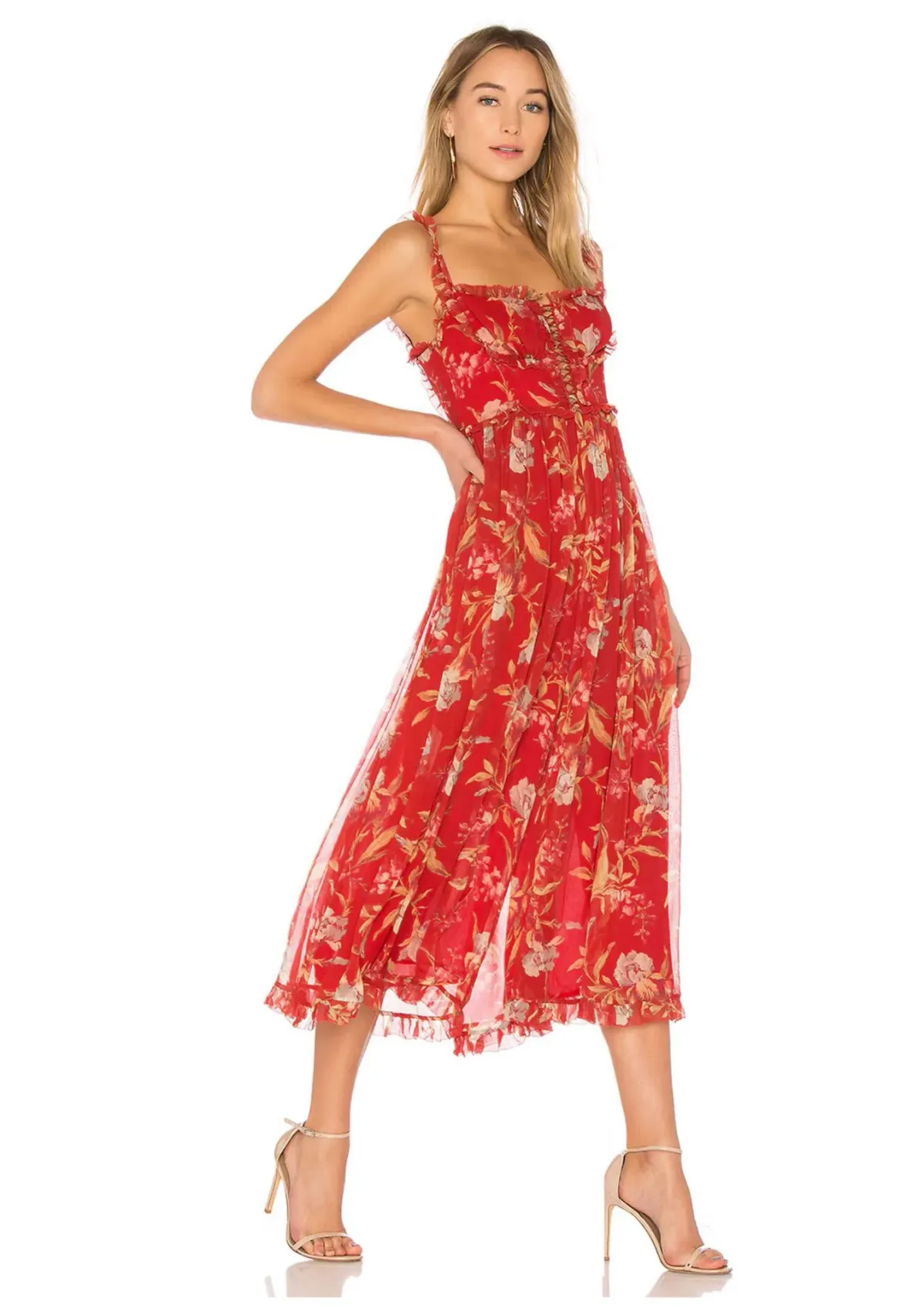 Zimmermann Corsair Iris Corset Jumpsuit Washed Iris Size 8 - Image 1