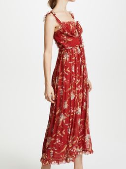 Zimmermann Corsair Iris Corset Jumpsuit Washed Iris Size 8 for rent on The Volte - image 3