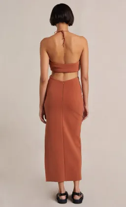 Bec & Bridge Alba Dress Terracotta Size 10 for rent on The Volte - image 4