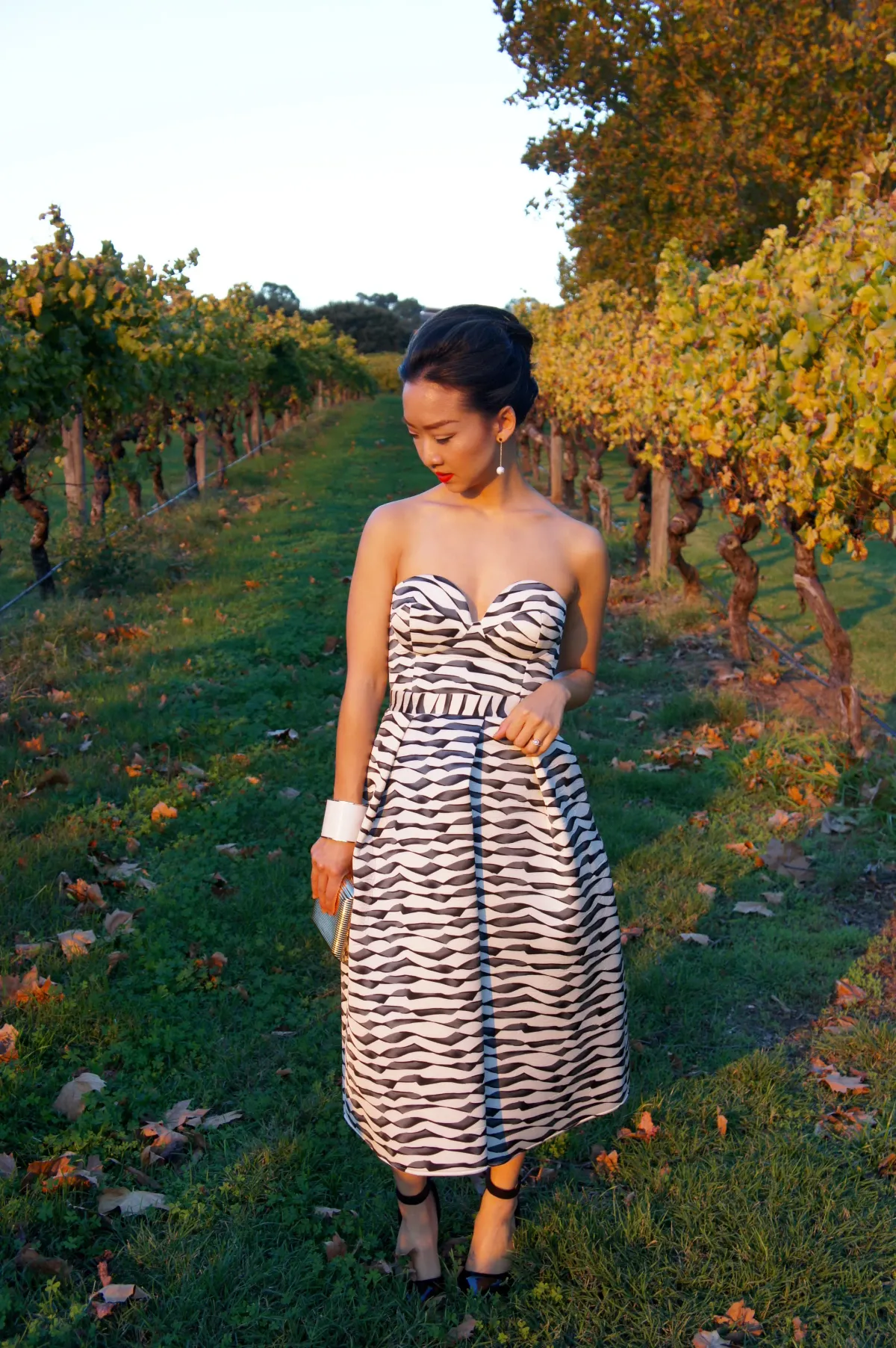 Sheike Neptune Dress Print Size 8 - Image 2