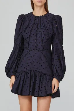 Acler Walker Dress Navy Size 8 for rent on The Volte - image 2