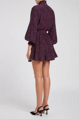 Rebecca Vallance Mazie Mini Dress Print Size 10 for rent on The Volte - image 2