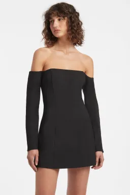 Sir the Label Alberta Sleeve Mini Dress Black Size 1 / AU 8 for rent on The Volte - image 3